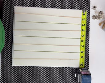 3D Printed 2.5” Fabric Strip Cutting Guide, Multi-Layer Cutting Jig, Jelly Roll Rug Tool