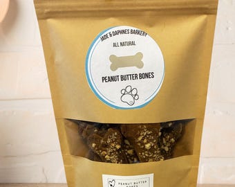 Peanut Butter & Carob Powder Dog Treats