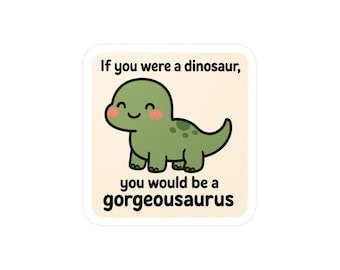 Cute dinosaur, cute dinosaur sticker