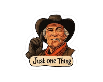Curly sticker, City Slickers sticker