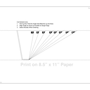 Może przedstawiać: Czarno-biały diagram z instrukcjami cięcia linii przerywanych. Tekst brzmi "Wytnij linie przerywane" i zawiera trzy kroki. Numery od 1 do 8 są wyświetlane wzdłuż linii poziomej. Zawiera r&oacute;wnież tekst "Drukuj na papierze 21,6 cm x 27,9 cm".