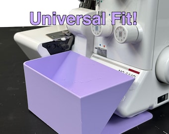 Universal Serger Scrap Catcher – Sewing Trim Bin, Fits Most Machines