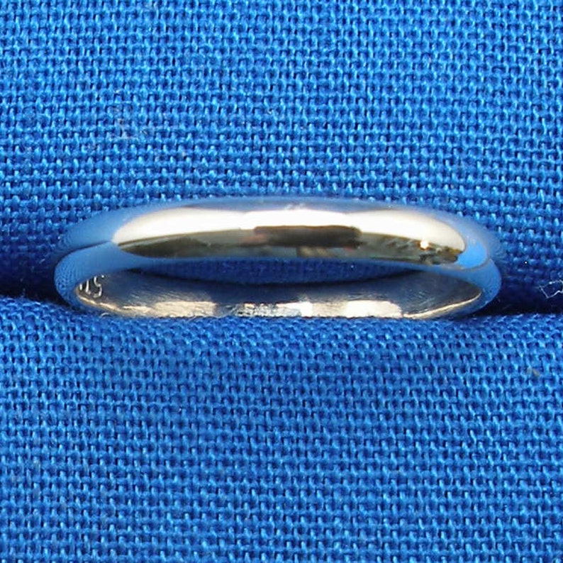 Sterling Silver Baby Keepsake Ring Recycled Silver Band Etsy