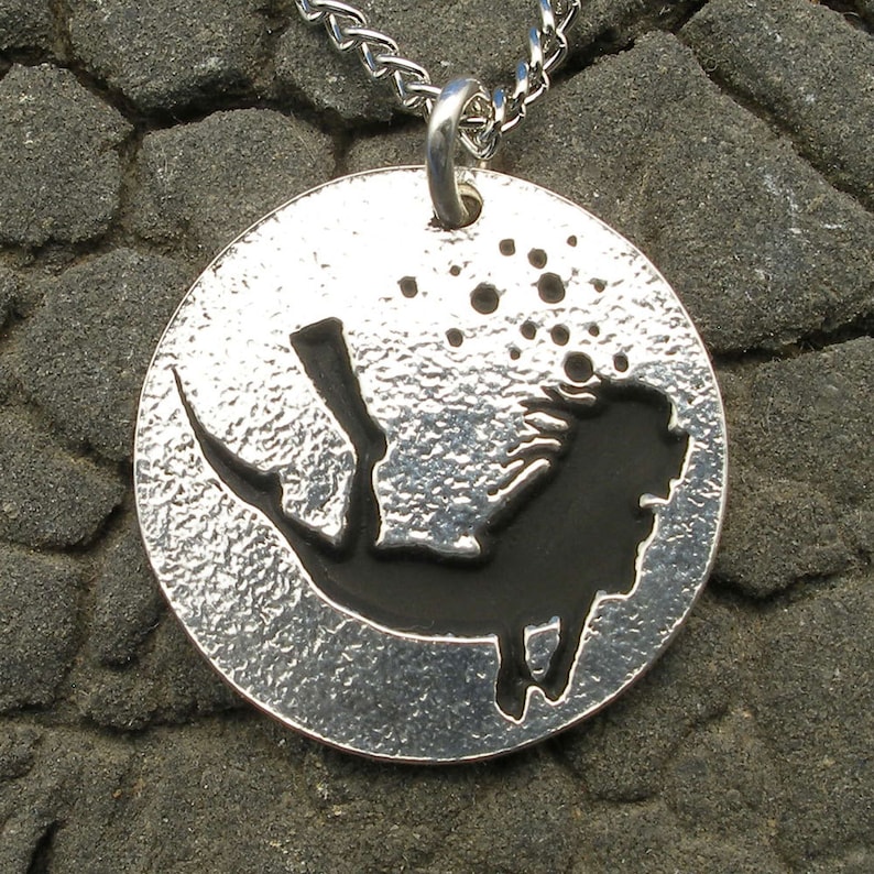 Female Scuba Diver Necklace Pendant hand crafted recycled Etsy