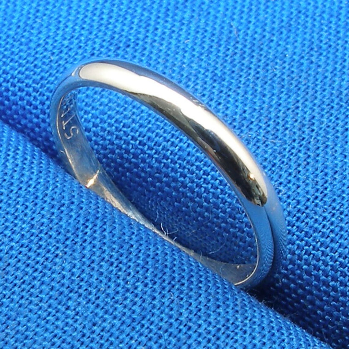 Sterling Silver Baby Keepsake Ring Recycled Silver Band Etsy