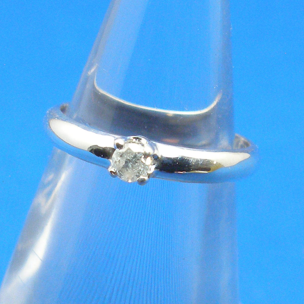 Diamond Baby Keepsake Ring April Birthstone Hand Crafted Etsy