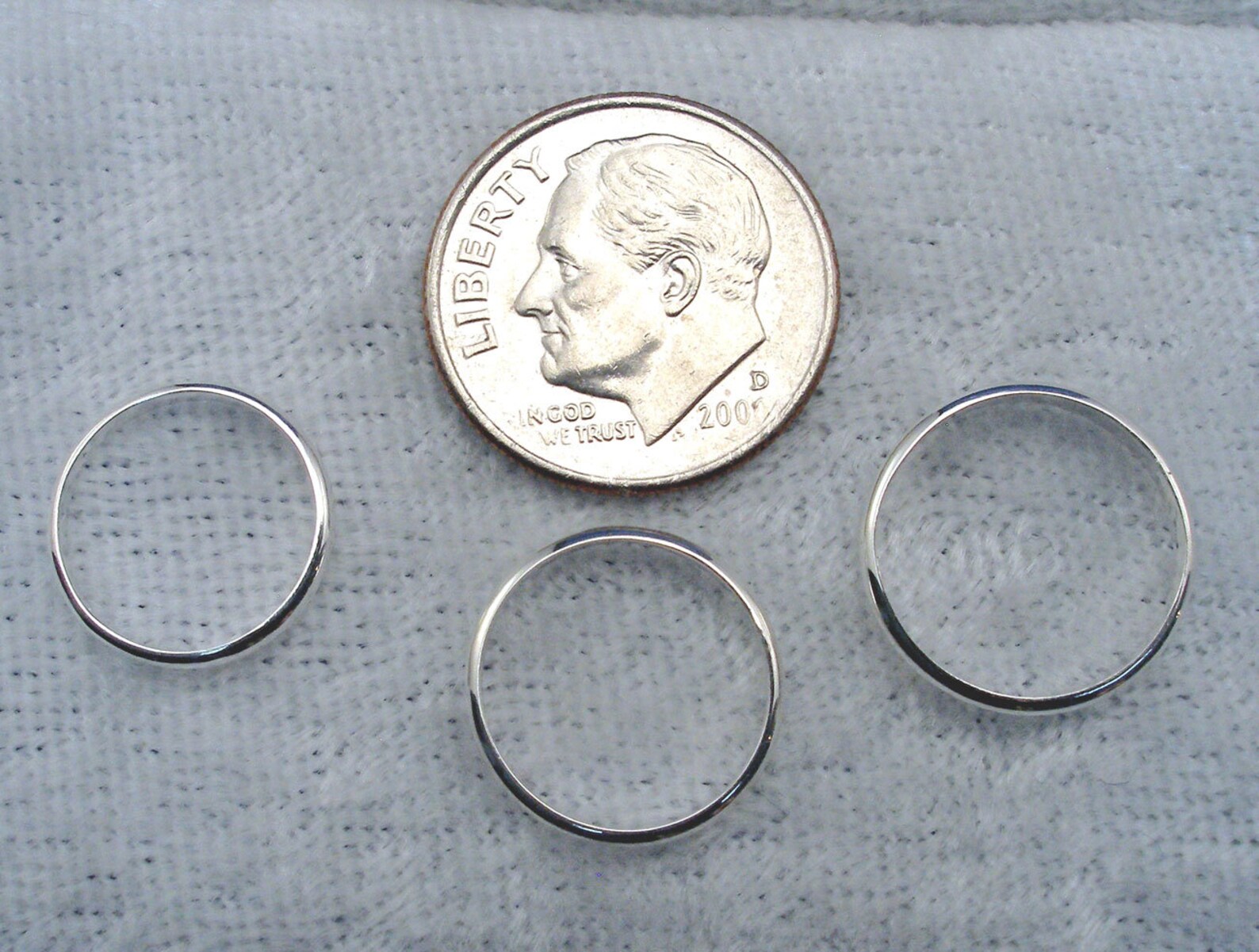 Sterling Silver Baby Keepsake Ring Recycled Silver Band Etsy