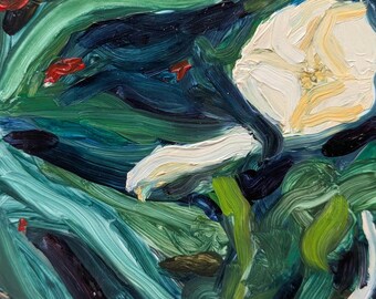 Original Artwork, Floral Oil Painting - Small Works, Plein Air, Home Decor