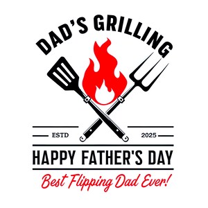 Father&#39;s Day Grilling  ,Gift from Kids Wife , Printable  Dad Gifts , Best Dad Ever ,Instant Download ,Celebrate Dad ,Happy Fathers Day&#39;s