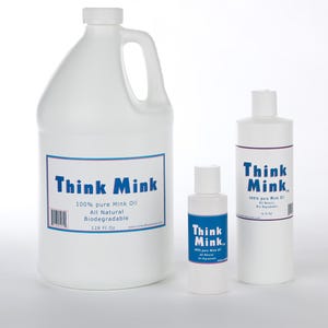 Think Mink is mink oil without chemicals, 100% Pure