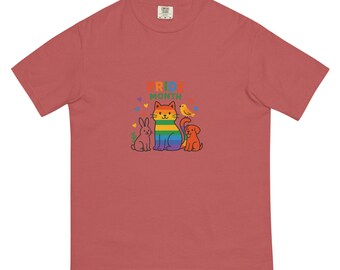 Camiseta unissex de alta gramatura, tingida em tecido