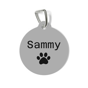Etiqueta para mascotas: etiqueta de identificación personalizada para perros o gatos
