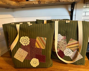 Torba typu tote z naszywką