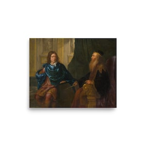 Solomon and King David (1700) – Old Testament Scene Poster