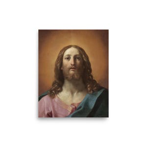 Bust of Christ (Salvator Mundi) Poster