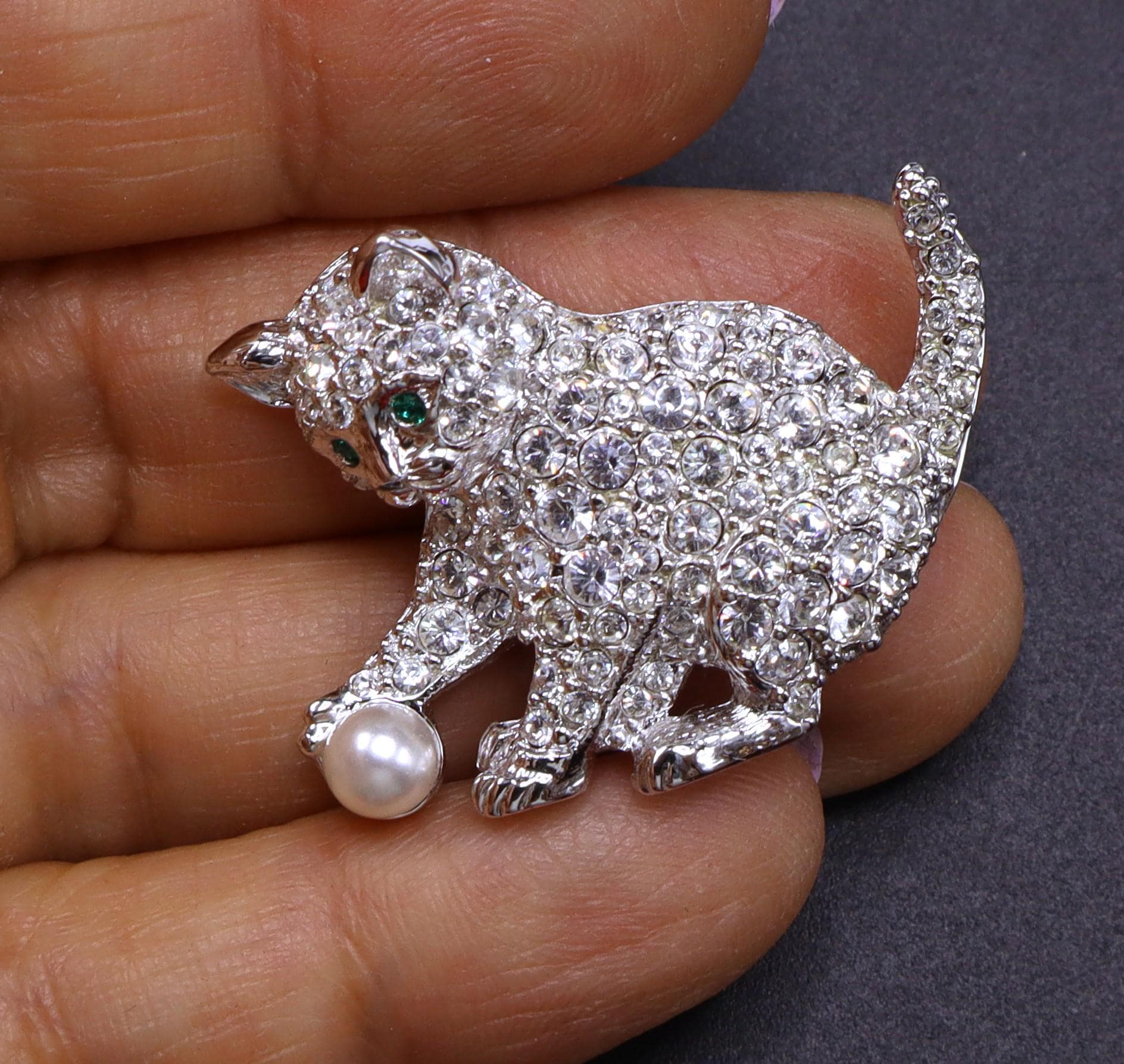 m】美品 SWAROVSKI スワロフスキー 熱帯魚 エンゼルフィッシュ