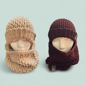 Crochet Cowl Scarf with Textured Stitch – Handmade Winter Neck Warmer – Cozy Holiday Gift for Her, Him, or Kids, Matches Textured Beanie Hat