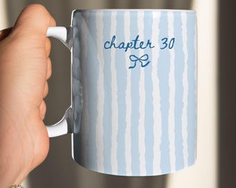 Personalized Chapter 30 Birthday Mug Custom 30th Birthday Gift For Her In My Thirties Era Coffee Mug Milestone Birthday Gift 40th Gift