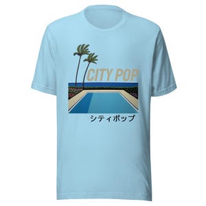 City Pop Poolside Soft Tee Unisex T-Shirt