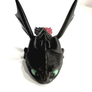 3D Printed Toothless Dragon | Articulated Night Fury Figure | Fan-Inspired Collectible