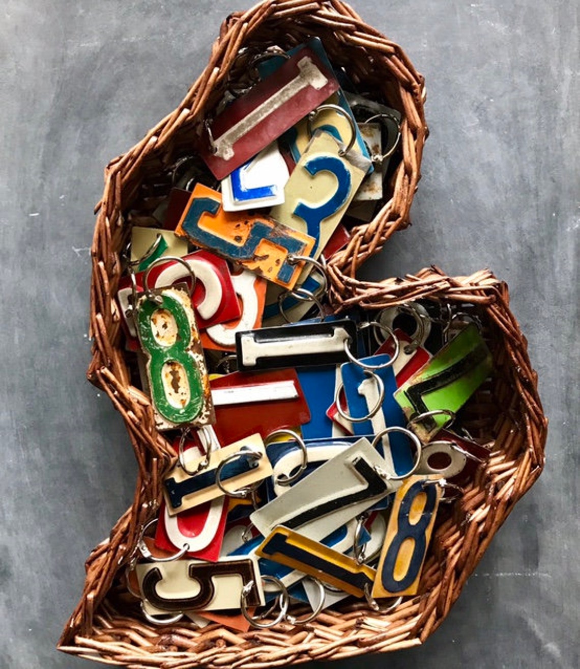 Vintage License Plate Key Chain 5 Etsy