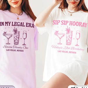 Personalisiertes T-Shirt zum 21