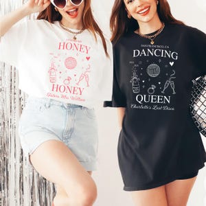 Disco Bachelorette Shirts, Mamma Mia Honey Honey Doodle Bachelorette Shirt, Custom Disco Bach Trip Comfort Color Tee, Dance Bridal Shower