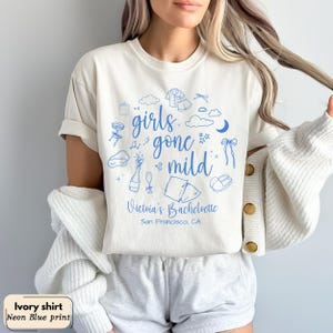 Girls Gone Mild Bachelorette Shirts, Spa Bachelorette, Personalized Bachelorette, Comfort Colors Bach