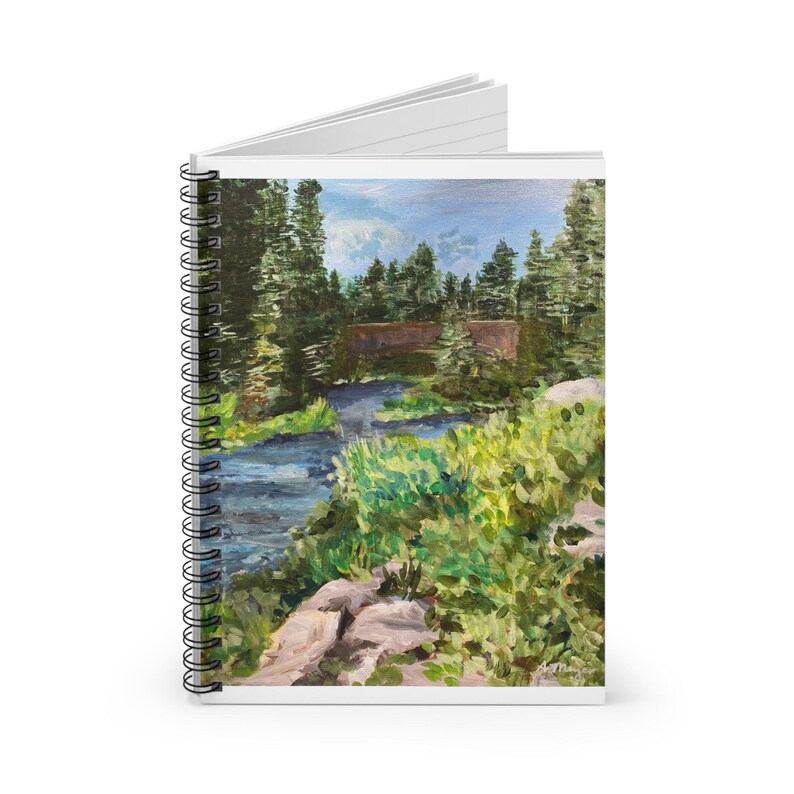 Nature-inspired Spiral Notebook for Creative Minds, Art Journal ...