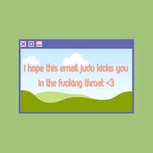 i hope this email sticker - funny work email meme sticker for laptops, water bottles, phone cases, bumper stickers