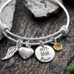 Urn Bracelet, Cremation Jewelry, Personalized Memorial Bracelet, Bracelet for Ashes, Keepsake, Name Date Urn, Mom Dad Loss, Sympathy Gift