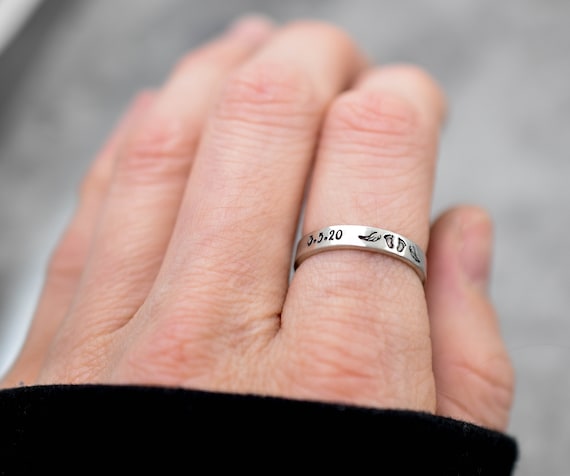Stackable Ring, Child Loss, Miscarriage Memorial Jewelry