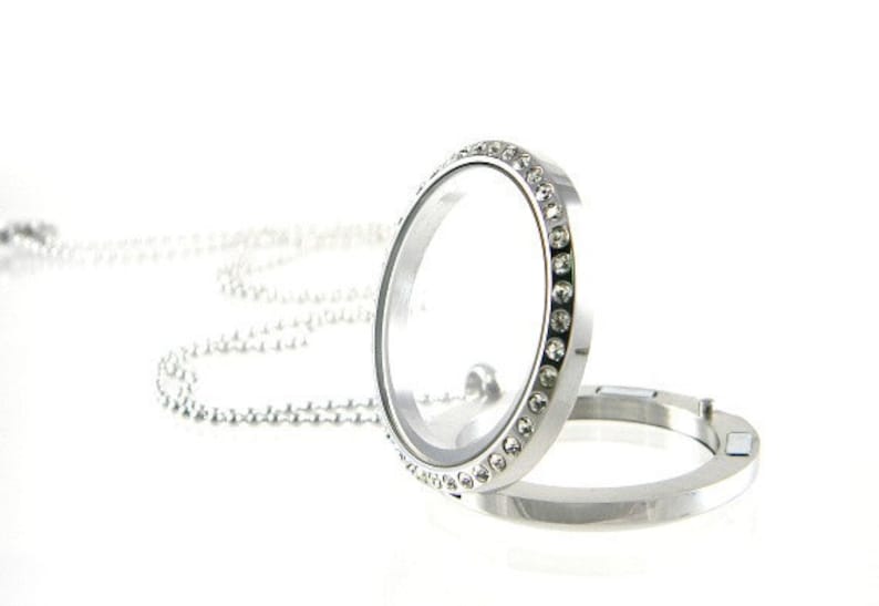 Floating Locket Personalized Hand Stamped Necklace My Heart belongs to a fireman