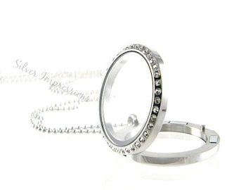 Floating Locket - Memory Locket - Glass Locket