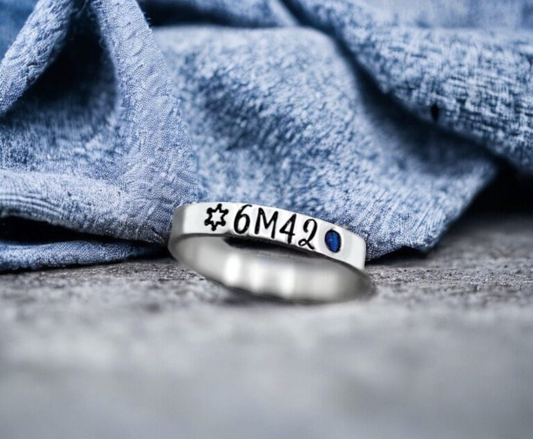 Sheriff Ring, Firefighter, Deputy Police Wife, Personalized Stacking ...