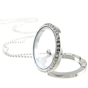 Floating Locket - Memory Floating Locket - Personalized