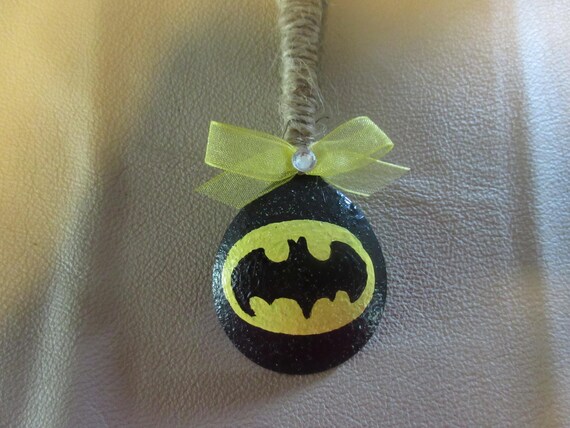 Batman Spoon Christmas Ornament Superhero Tree Trim Etsy