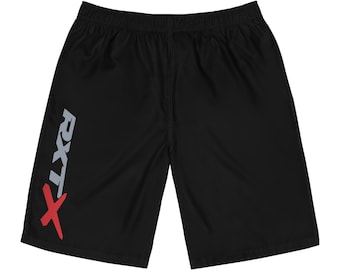 Pantalones cortos de tabla RXTX Performance para hombre, de secado rápido, para surf y natación, color negro
