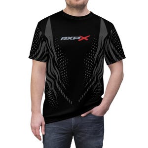 SeaDoo RXPX X-Team Cyber Racing Dri Fit Tee Grey & Black All-Over Print image 10