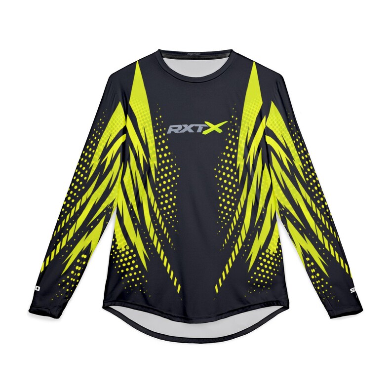 Camisa de manga larga SeaDoo RXTX X-Team Performance con protección UV y FPS para hombre, color verde manta imagen 8