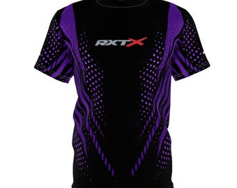 SeaDoo RXTX X-Team Cyber Racing Dri Fit Tee Midnight Purple & Black All-Over Print