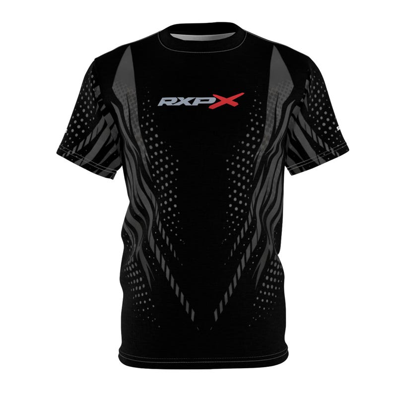 SeaDoo RXPX X-Team Cyber Racing Dri Fit Tee Grey & Black All-Over Print image 1