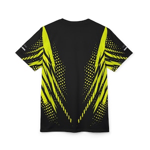 Camiseta SeaDoo RXTX X-Team Cyber Racing Dri Fit con estampado integral verde manta y negro imagen 8