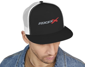 SeaDoo RXPX Embroidered Snap Back Trucker Cap 5 Panel Mesh Hat