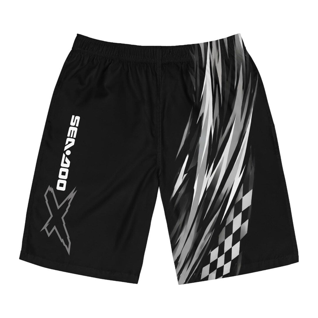 Skynpi Racing Trunks Men's Seadoo X-team Racing Performance Board Shorts Quick-dry Surf ...