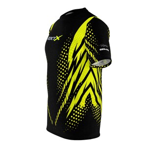 Camiseta SeaDoo RXTX X-Team Cyber Racing Dri Fit con estampado integral verde manta y negro imagen 16