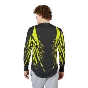 Camisa de manga larga SeaDoo RXTX X-Team Performance con protección UV y FPS para hombre, color verde manta imagen 4