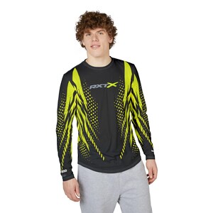 Camisa de manga larga SeaDoo RXTX X-Team Performance con protección UV y FPS para hombre, color verde manta imagen 3