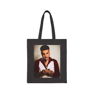 Rauw Alejandro Beach Tote Bag, Cosa Nuestra, Rauw Merch, El Zorro