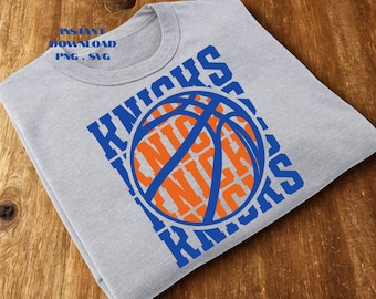 Knicks Basketball Typography PNG & SVG: Fan Sublimation File (Digital Download)